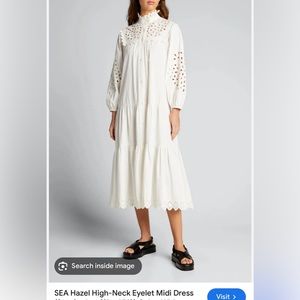 Sea NY Hazel Dress - white - XS